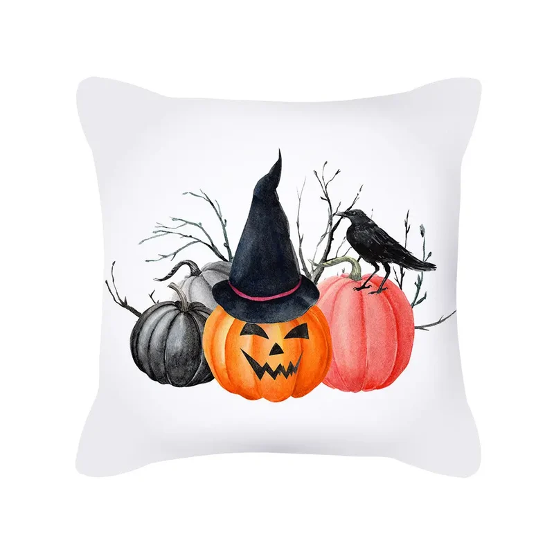 Housse de coussin Halloween Pumpkin NOVELIA