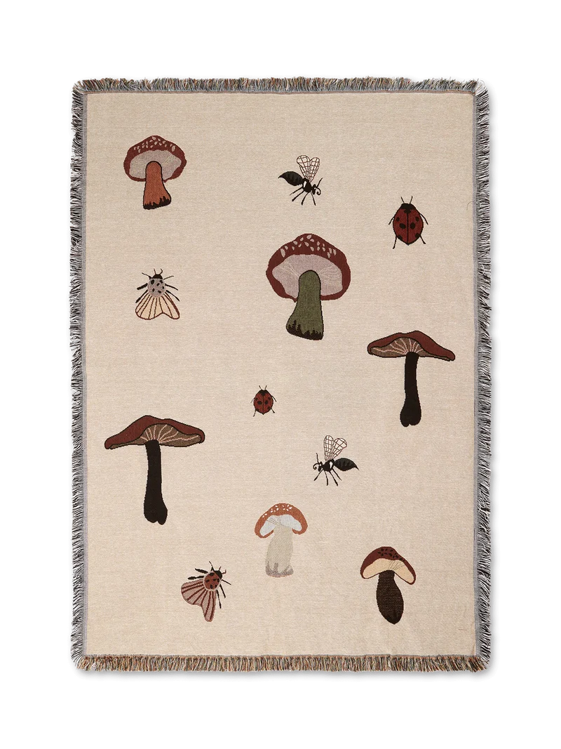 Forest Tapestry Blanket - Sand
