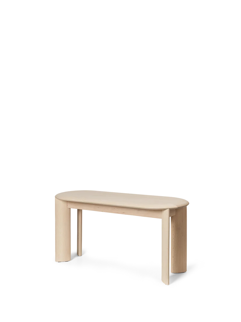 Bevel Bench - White Oiled Beech