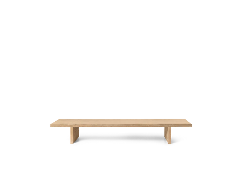 Kona Display Table - Natural Oak Veneer