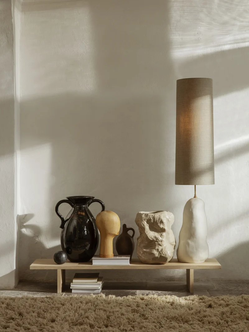 Kona Display Table - Natural Oak Veneer
