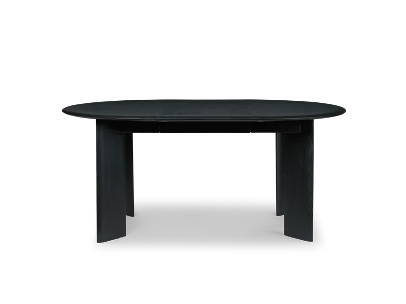 Bevel Table - Extendable x 2 - Black Oiled Beech