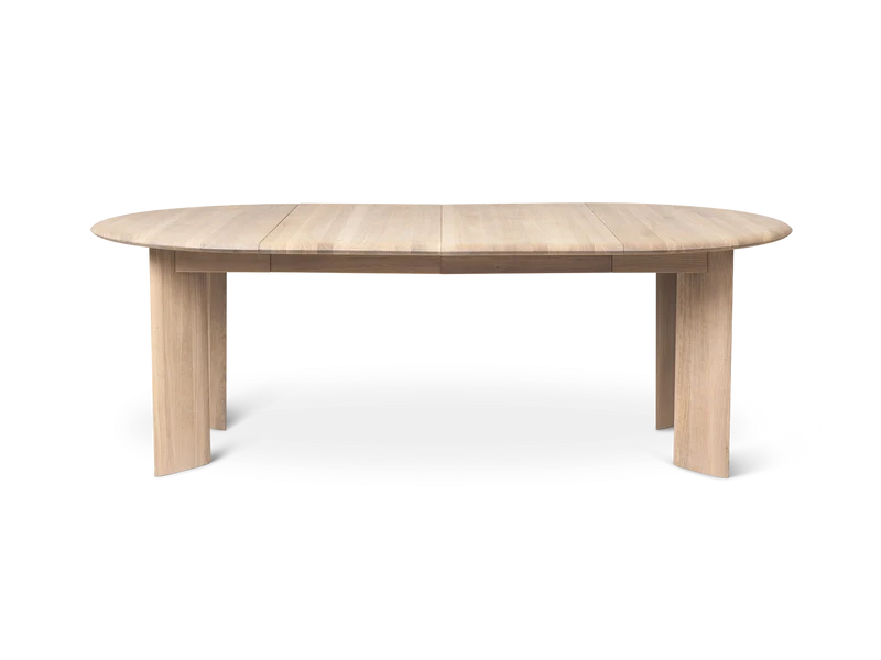 Bevel Table - Extendable x 2 - White Oiled Oak