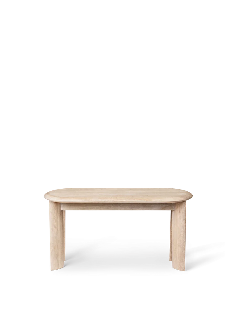 Bevel Bench - White Stained Oak