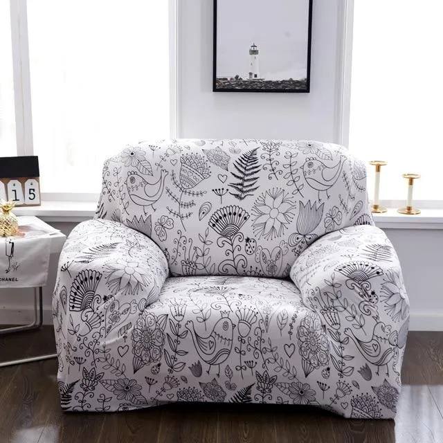Housse Pour Fauteuil Club Florale