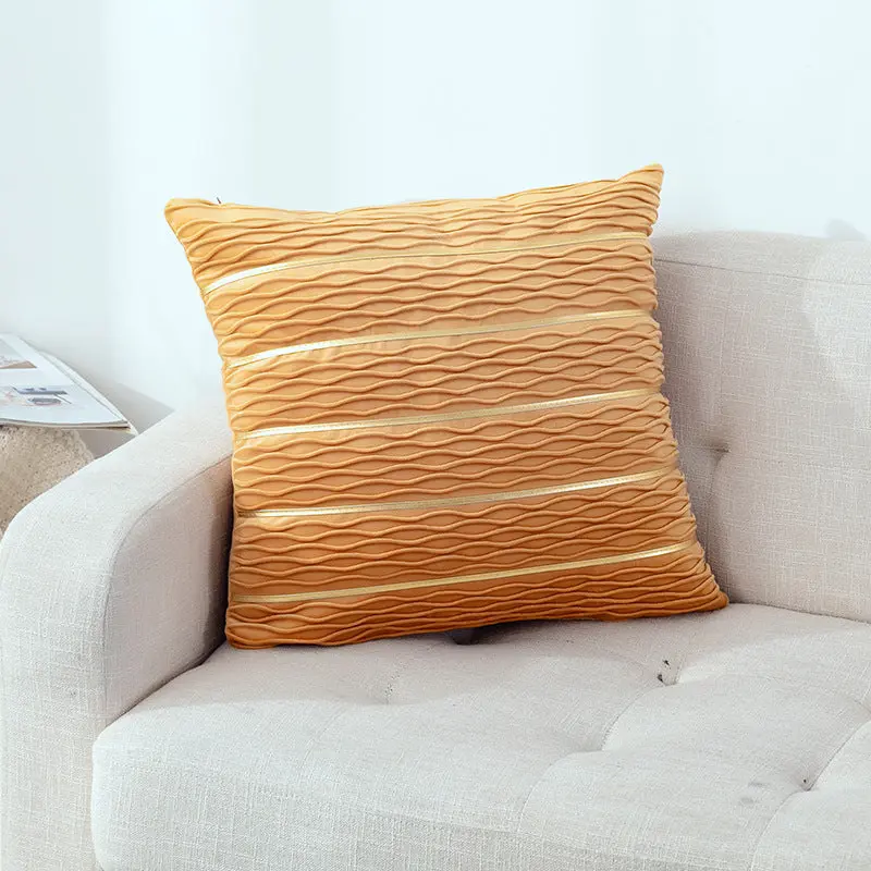 Housse de Coussin Luxe Velours STRIPE