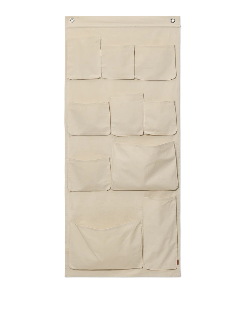 Canvas XL Wall Pockets - Off-white