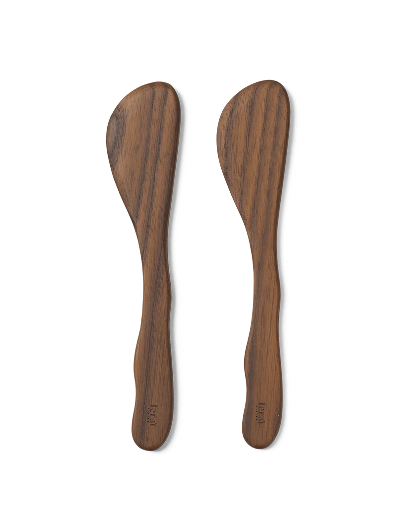 Cairn Butter Knives - Set of 2 - Dark Brown