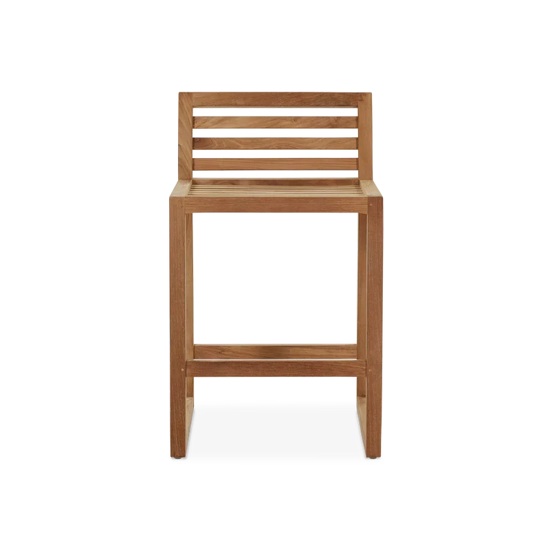 Betty - Outdoor Teak Counter Height Stool
