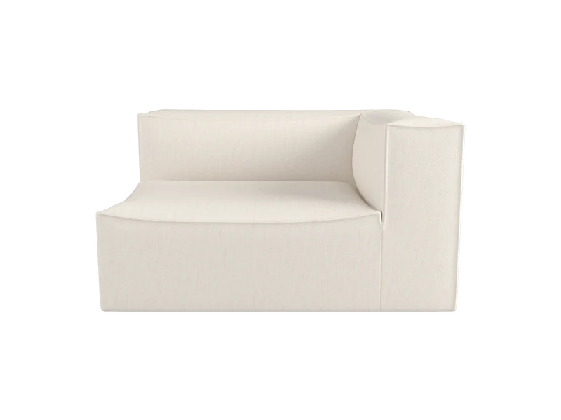 Catena Sofa Armrest Right L401 - Bouclé - Off-White