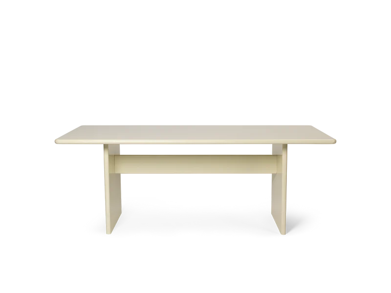 Rink Dining Table - 200 x 90 - Eggshell