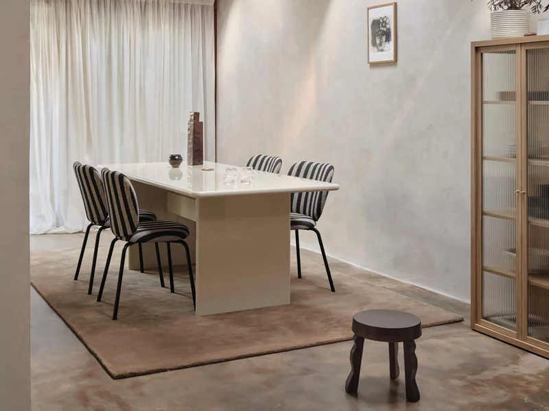 Rink Dining Table - 200 x 90 - Eggshell