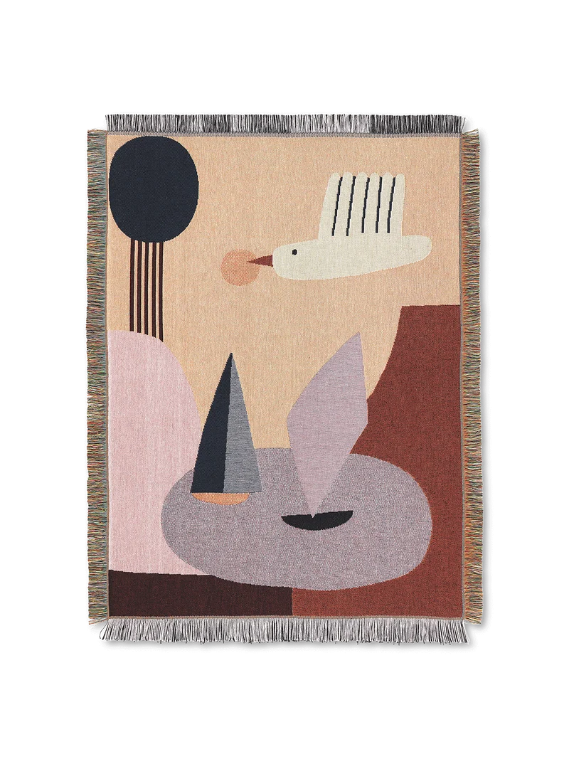 Bird Tapestry Blanket