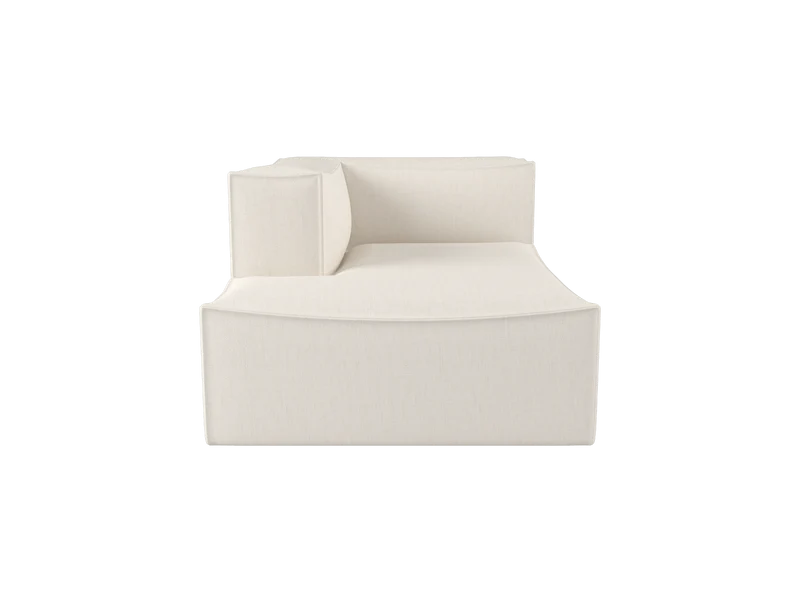 Catena Sofa Chaise Longue Left L600 - Bouclé - Off-White