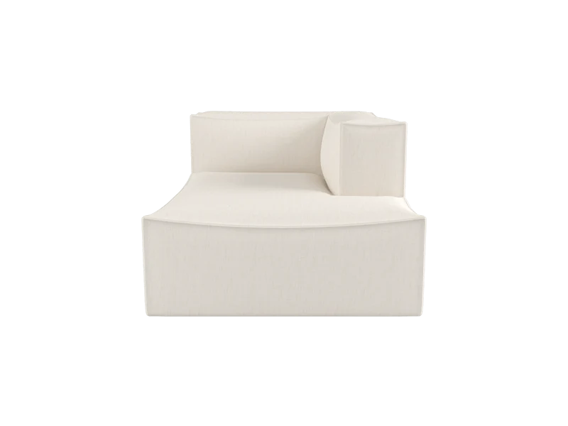 Catena Sofa Chaise Longue Right L601 - Bouclé - Off-White
