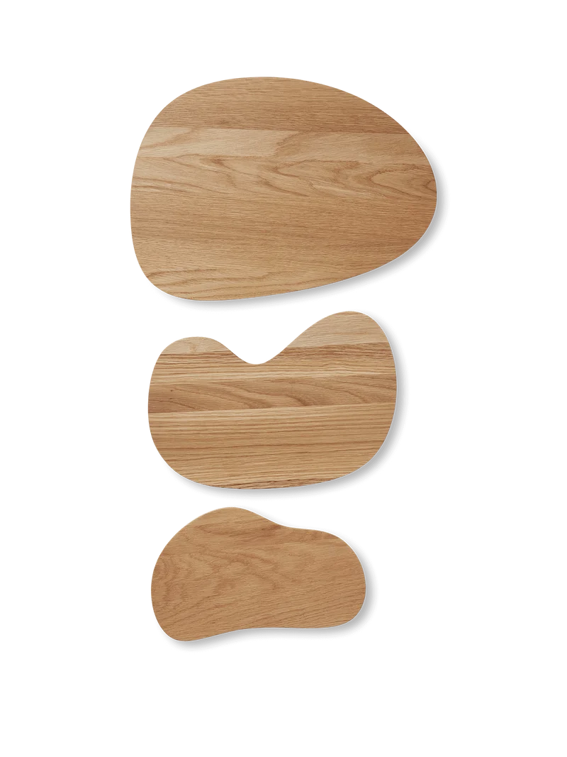 Cairn Cutting Boards - Set of 3 - Oak