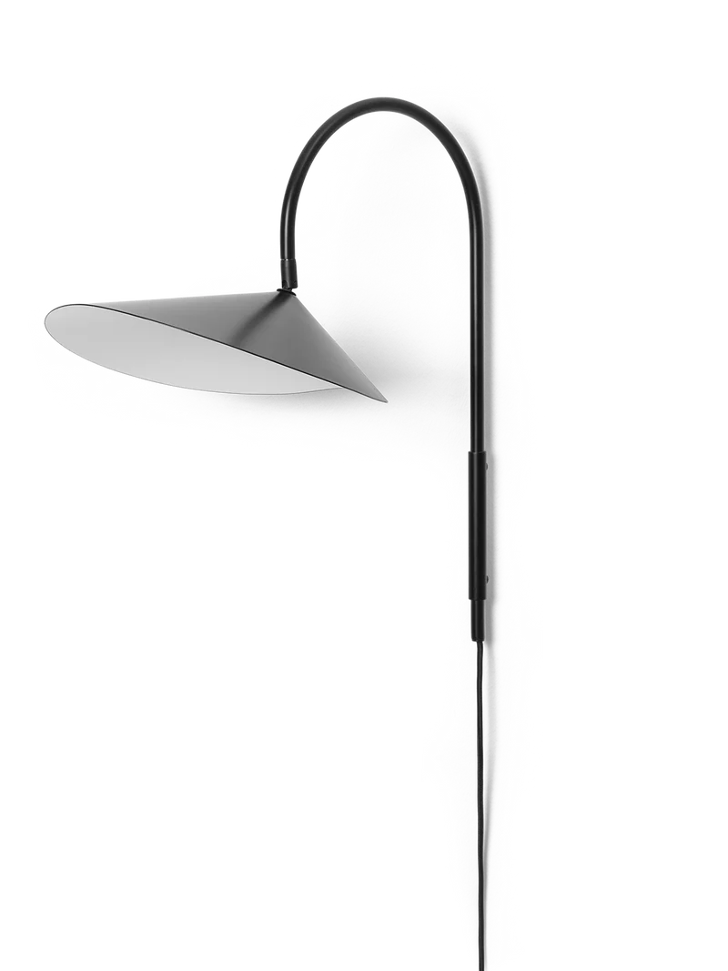 Arum Swivel Wall Lamp - Black