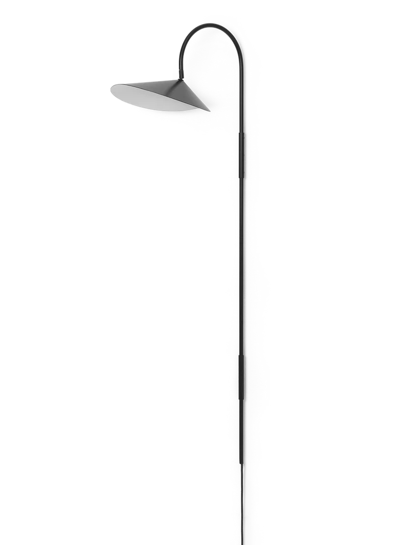 Arum Swivel Wall Lamp Tall - Black