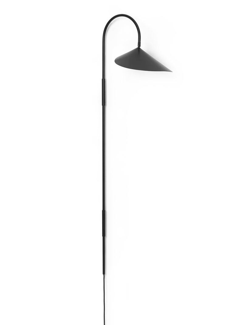 Arum Swivel Wall Lamp Tall - Black