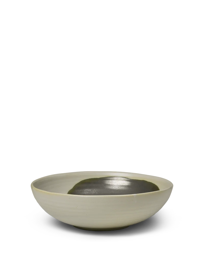 Omhu Bowl - Large - Off-White/Charcoal
