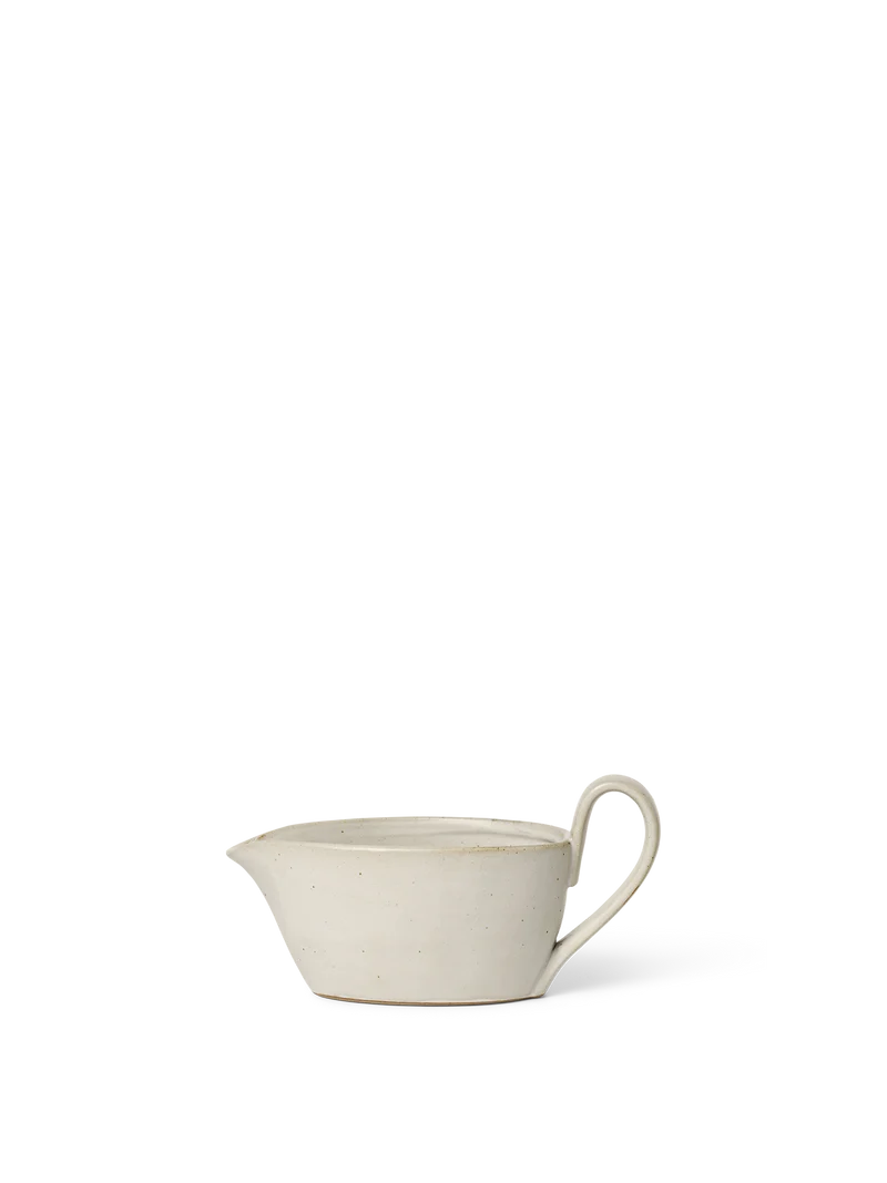 Flow Sauce Boat - Off-White Speckle