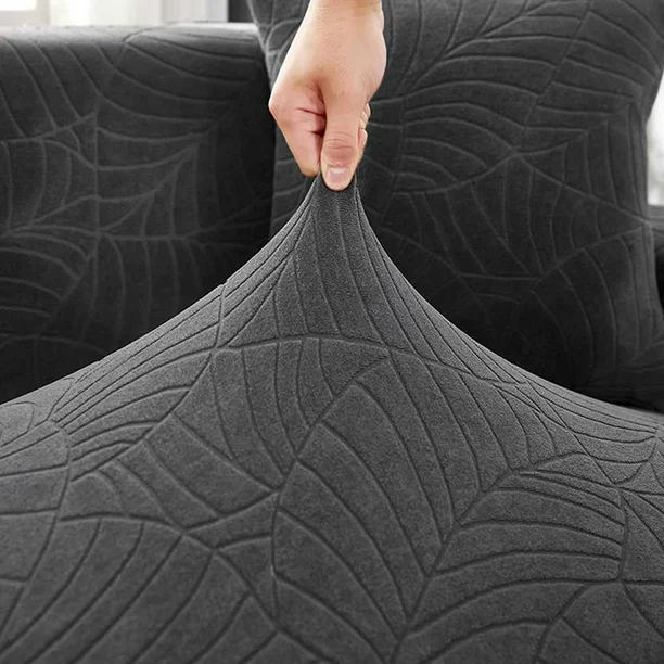 Housse Canapé d'Angle Gris Anthracite