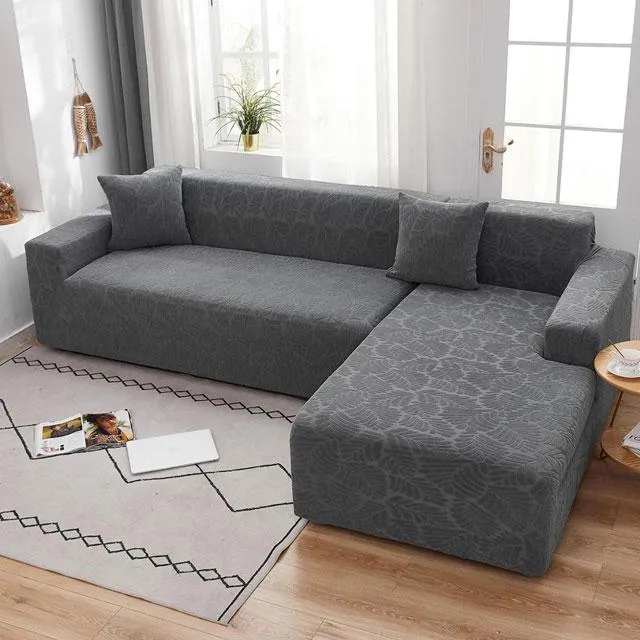 Housse Pour Canapé d'Angle Gris