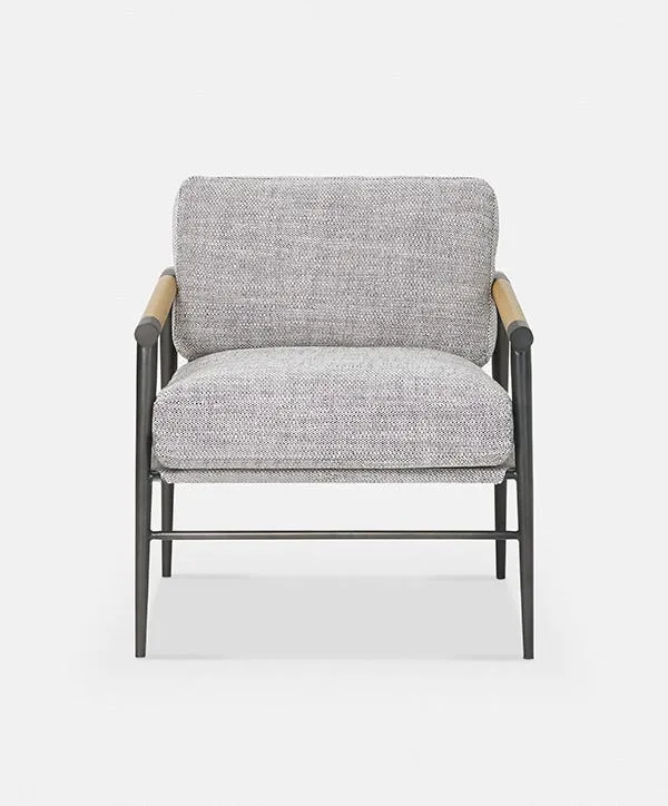 Rowen - Heathered Fabric Armchair by Four Hands