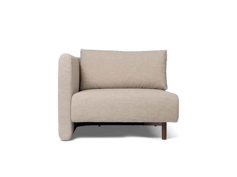 Dase Sofa Armrest Left - Soft Bouclé - Natural