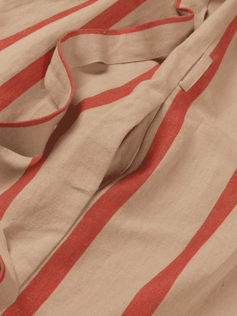 Field Robe - Camel/Red
