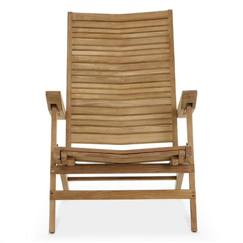 Flip - Outdoor Teak Lounge Chair by Cane-line
