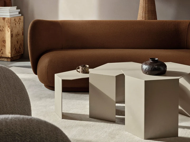 Shard Cluster Tables - Set of 3 - Cashmere