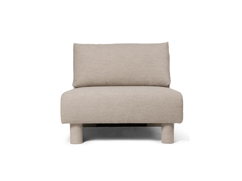 Dase Sofa Center - Soft Bouclé - Natural