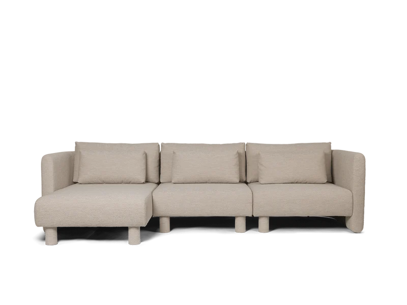 Dase Sofa Center - Soft Bouclé - Natural