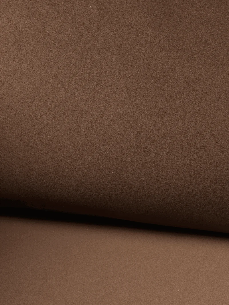 Dase Sofa Armrest Left - Rich Velvet - Soft Brown