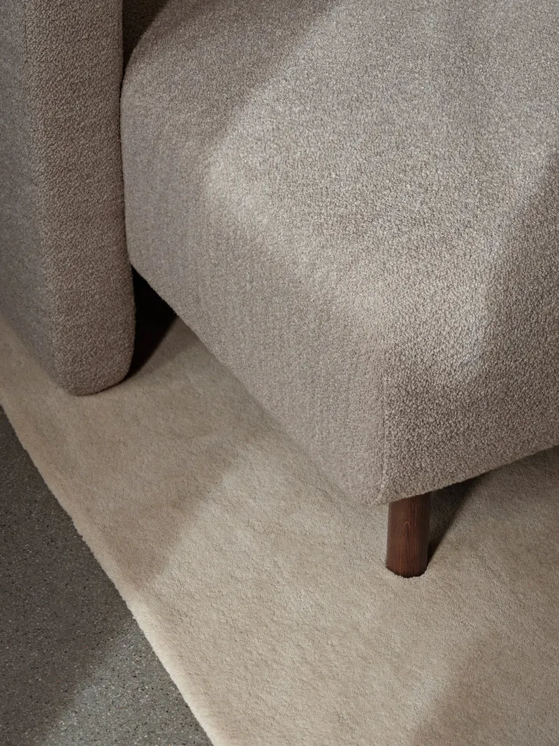 Dase Sofa Chaise Longue Left - Soft Bouclé - Natural