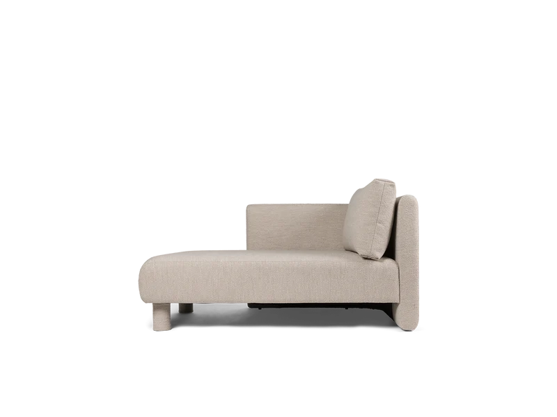 Dase Sofa Chaise Longue Left - Soft Bouclé - Natural
