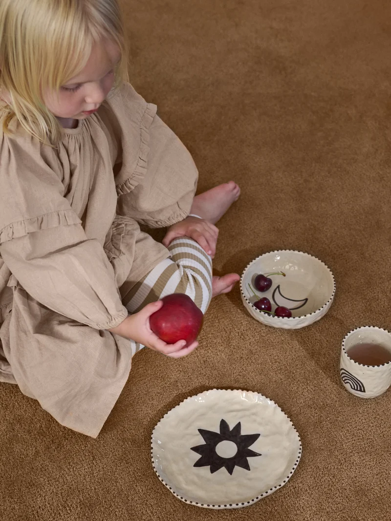 Naive Ceramic Set - Red Brown