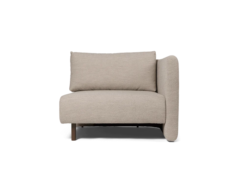 Dase Sofa Armrest Right - Soft Bouclé - Natural