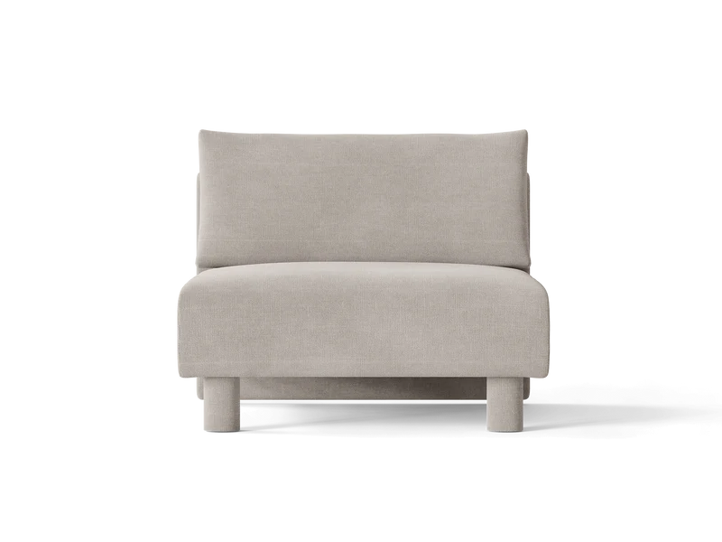 Dase Sofa Center - Cotton Linen - Natural