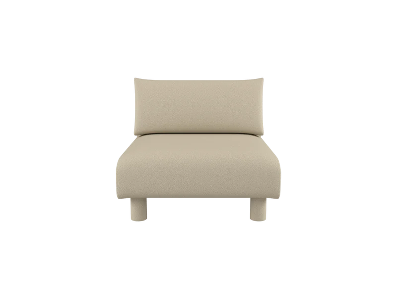 Dase Sofa Center - Grain - Cashmere