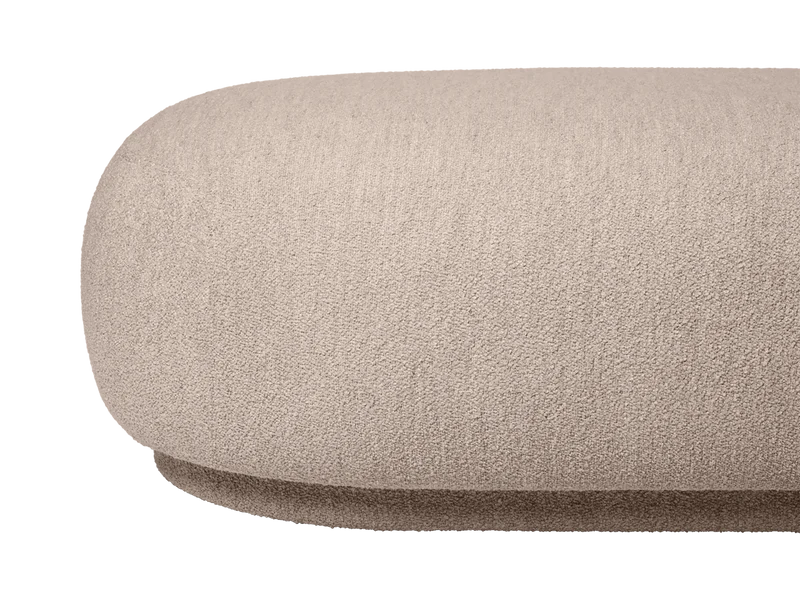 Rico Ottoman - Soft Bouclé - Natural