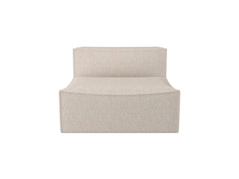 Catena Sofa Center L100 - Soft Bouclé - Natural