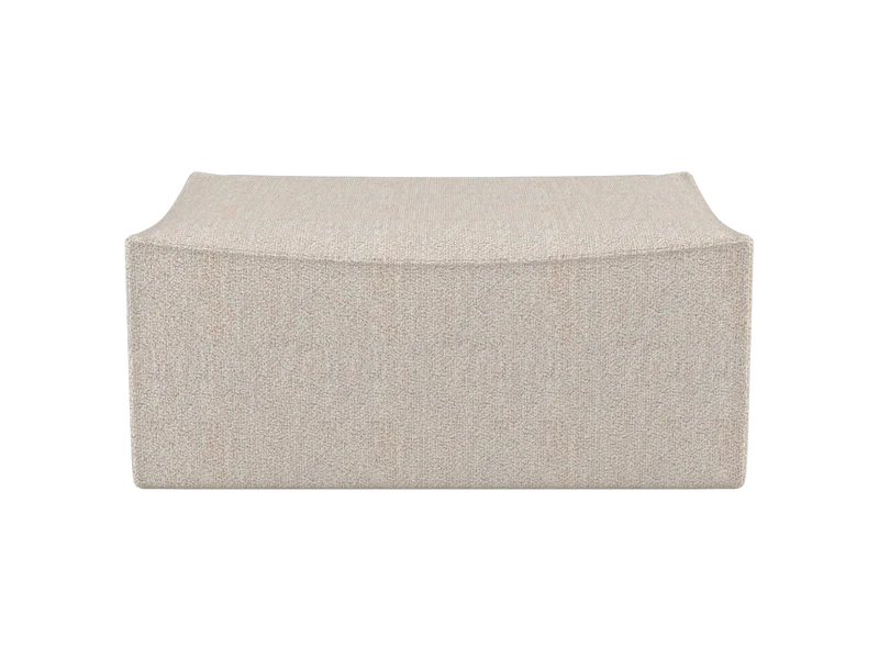 Catena Pouf Rectangular S501 - Soft Bouclé - Natural