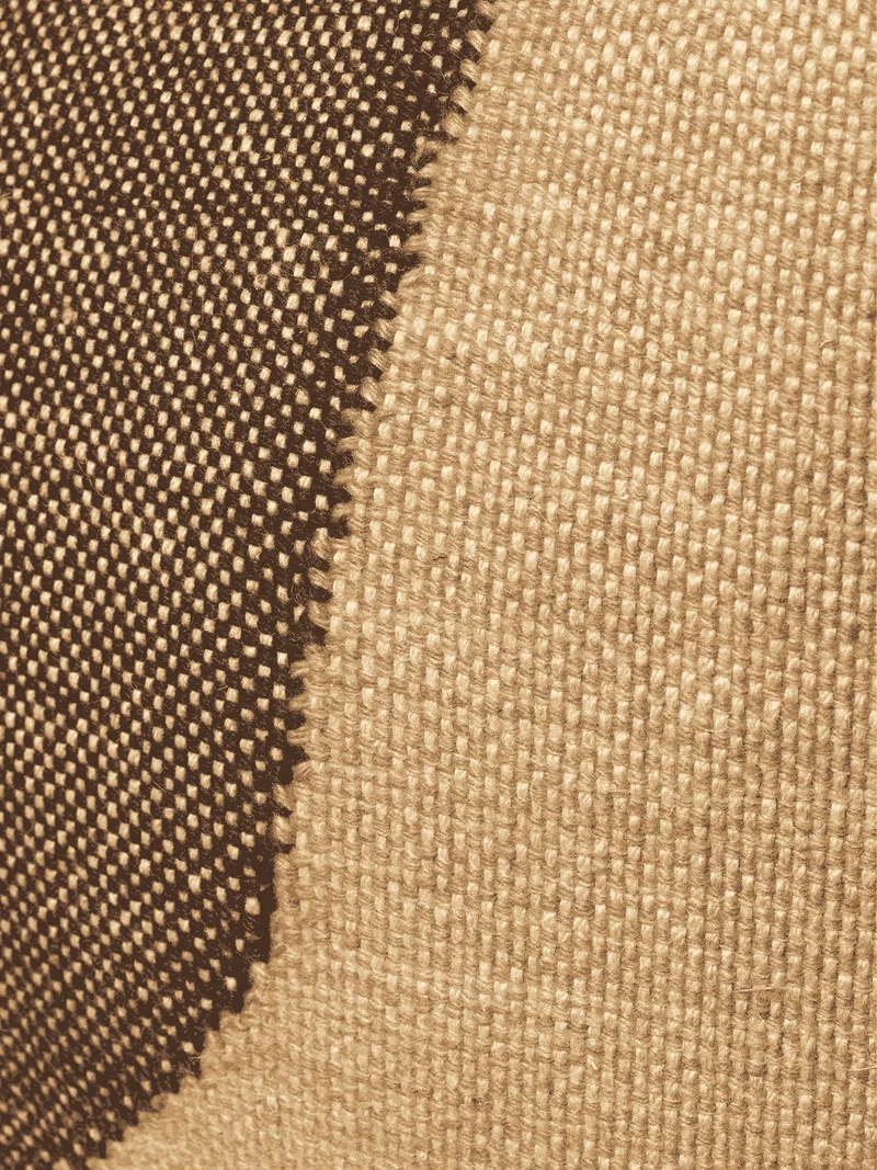 Forene Cylinder Pouf - Tan/Chocolate