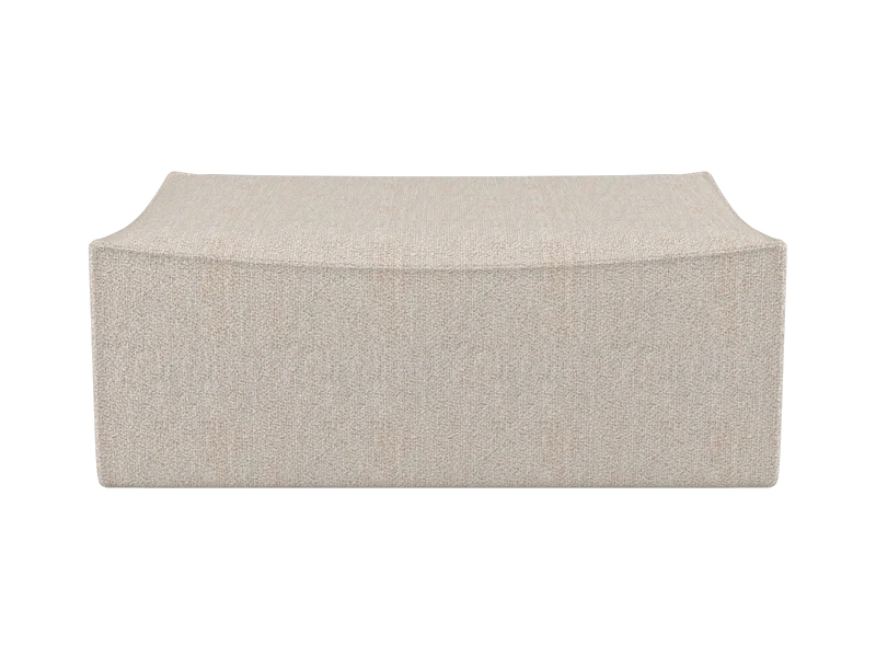 Catena Pouf Rectangular L501 - Soft Bouclé - Natural