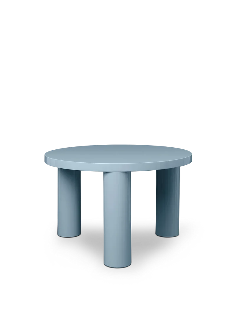 Post Coffee Table - Small - Ice Blue