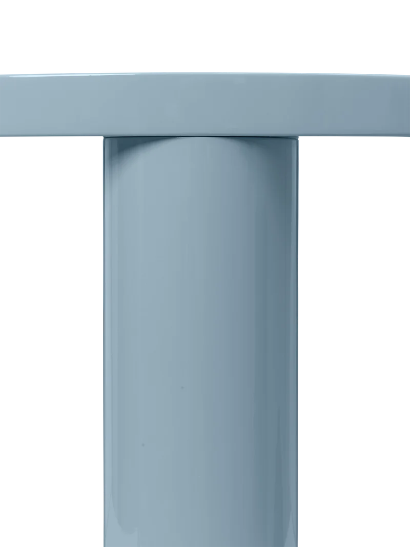 Post Coffee Table - Small - Ice Blue