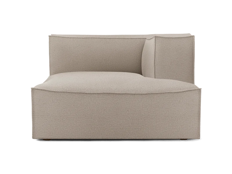 Catena Sofa Chaise Longue Right L601 - Cotton Linen - Natural