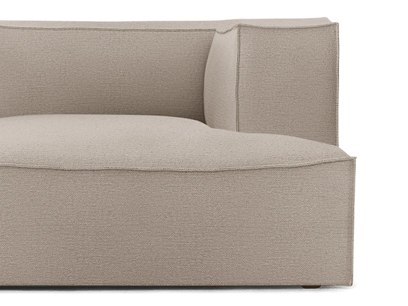 Catena Sofa Chaise Longue Right L601 - Cotton Linen - Natural